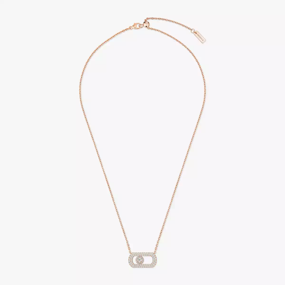 Collier pavé So Move Collier Diamant Or Rose