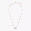 So Move pavé necklace So Move diamond necklace in pink gold