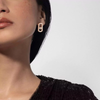 So Move pavé earrings So Move diamond earrings in pink gold