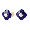 Studs, Lapis Lazuli, Yellow Gold