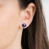 Studs, Lapis Lazuli, Yellow Gold