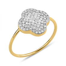  Chance Ring Diamonds Set In Yellow Gold