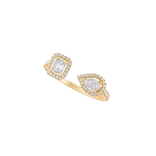  My Twin Toi & Moi 0.15ct x2 Yellow Gold Diamond Ring