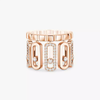 Move Iconica Bague Diamant Or Rose