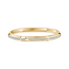 Moderniste pavé bracelet, medium model Moderniste bracelet in 18-karat yellow gold, featuring brilliant-cut pavé diamonds.