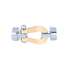  WHITE AND ROSE GOLD FORCE 10, MEDIUM BUCKLE