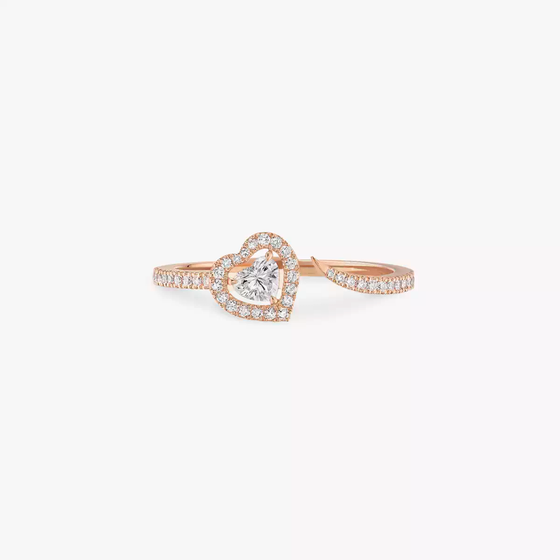 Joy 0.15ct Pink Gold Diamond Ring