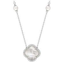  Necklace, Mother Of Pearl, Diamonds, White Gold