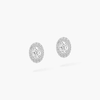 Divine Enigma oval-cut earrings