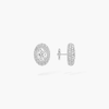 Divine Enigma oval-cut earrings