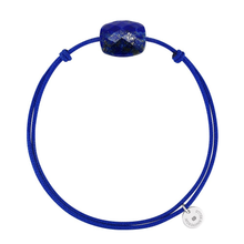  Bracelet, Lapis Lazuli, Royal Blue Cord