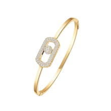  So Move Pavé Bangle Yellow Gold Diamond Bracelet