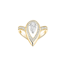  Bague Fiery 0,50ct Bague Diamant Or Jaune