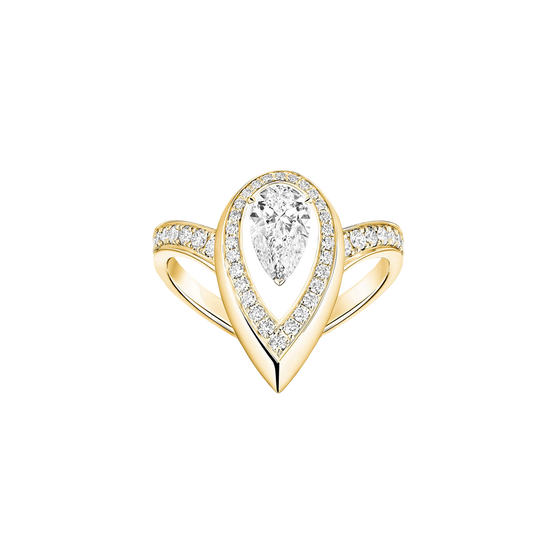 Fiery 0.50ct Yellow Gold Diamond Ring
