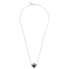Collier, Quartz Fume, Or Jaune