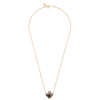 Necklace, Smokey Quartz, Yellow Gold