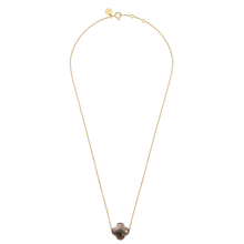  Necklace, Smokey Quartz, Yellow Gold