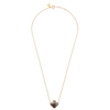 Collier, Quartz Fume, Or Jaune