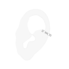  D-Vibes Mono Clip Earring White Gold Diamond Earrings