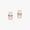 Move Noa hoop earrings Move Noa hoop earrings in 18-karat rose gold with two brilliant-cut moving diamonds.