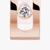 Move Noa hoop earrings Move Noa hoop earrings in 18-karat rose gold with two brilliant-cut moving diamonds.