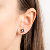 Studs, Labradorite, Yellow Gold
