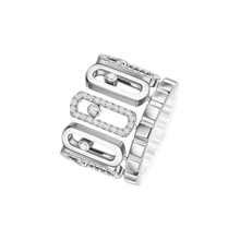  Move Iconica Bague Diamant Or Blanc