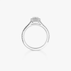 Joy emerald-cut solitaire ring, medium model