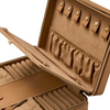 Lauren Large Zip Case - Caramel