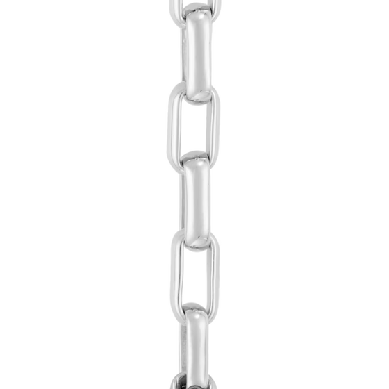 18k white gold link bracelet