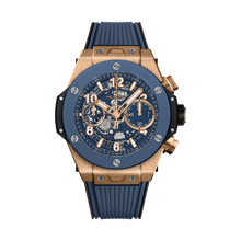  Big Bang Unico King Gold Blue Ceramic