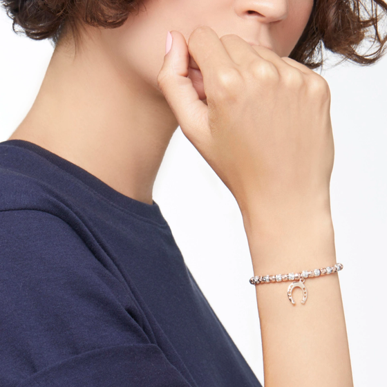 Silver & Rose Gold Granelli Bracelet