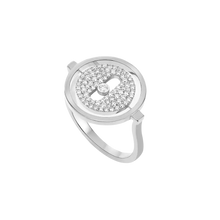  Lucky Move Pavé SM White Gold Diamond Ring