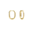 Yellow Gold Essentials Hoop Earrings
