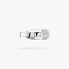 Groove clip earrings White Gold Diamond Earrings