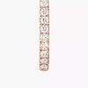 Gatsby XS Hoop Pink Gold Diamond Earrings