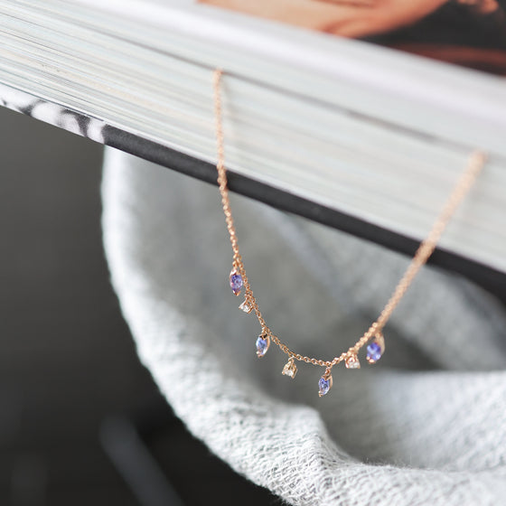 Tanzanite & Diamonds Necklace