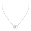 So Move White Gold Diamond Necklace