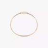 Move Uno Pavé Flex Bangle Pink Gold Diamond Bracelet