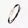 Move Cord L Yellow Gold Diamond Bracelet