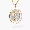 Lucky Move MM Pavé Yellow Gold Diamond Necklace