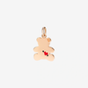 Rose Gold, Diamond & Enamel Bear Charm