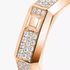 Moderniste pavé MM Pink Gold Diamond Ring