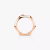 Moderniste pavé MM Pink Gold Diamond Ring