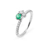 Emerald & Diamonds Ring
