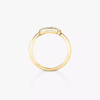 Move Uno half pavé ring