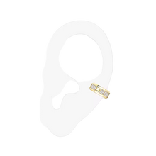  Moderniste middle clip earring Yellow Gold Diamond Earrings