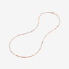 Collier Mini Granelli Argent & Or Rose