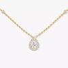 Joy 0,25ct Collier Diamant Or Jaune