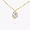 Joy 0,25ct Collier Diamant Or Jaune